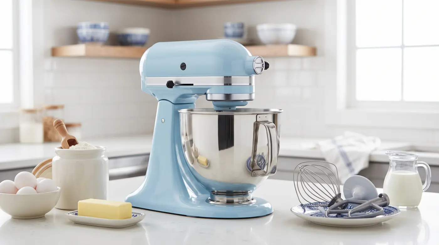 Robot planetarny KitchenAid na kuchennym blacie